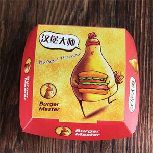 ハンバーガー用生分解性カスタムプリントボックス - Product Image 2