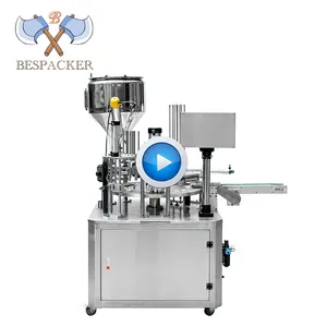 Автоматическая машина для наполнения и запечатывания стаканчиков, машина для запечатывания стаканчиков йогурта, машина для запечатывания стаканчиков с водой
