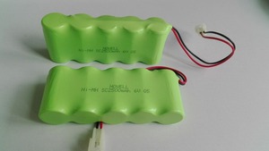 Аккумуляторная батарея 6,0 V SC2500mAh 6V 2.5Ah <span class=keywords><strong>Ni</strong></span>-<span class=keywords><strong>MH</strong></span> для бытовой электроники - Product Image 3