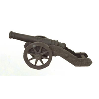 Canon en fonte Antique, modèle de créateur, 1 pièce