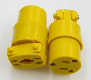 LX-44 15A, 250V, NEMA 6-15R, Plug Connector YELLOW