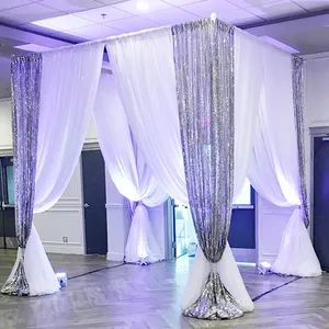 Wholesale China supplier canopy circle wedding pipe and draping