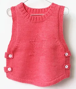 Sweater Desain Buatan Tangan untuk Bayi Perempuan