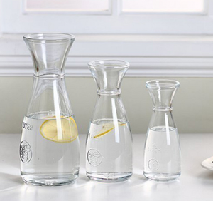 Lot de 6 bouteilles <span class=keywords><strong>en</strong></span> <span class=keywords><strong>verre</strong></span> transparent robustes et durables pour boissons, jus, eau, tequila, sans plomb, avec bouchon <span class=keywords><strong>en</strong></span> acier inoxydable - Product Image 2