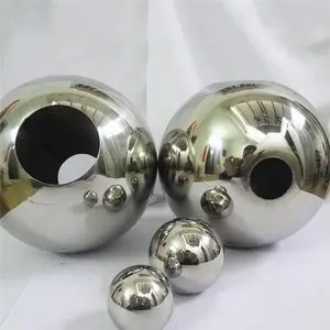 A Sfera In Acciaio inossidabile 0.1-1200 millimetri cuscinetto a sfere G3-G1000 forato sfera in acciaio con foro