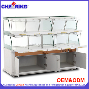 Vitrine réfrigérée pour pâtisserie, présentoir à gâteaux et à pain, angle droit, usage commercial - Product Image 6