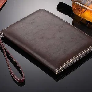 Couverture de protection antichoc, nouveau, étui en cuir PU pour tablette, ipad mini pro10.5, avec sangle à main, fentes pour cartes