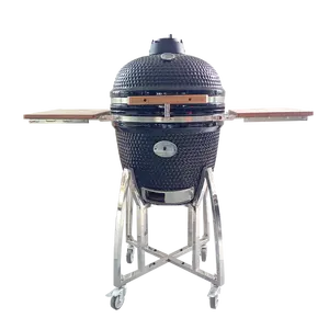 Keraamiline Russische Draagbare Houtskoolboot BBQ-Grills 21 Inci Price Kamado Joe Harga untuk Dapur Luar Ruangan