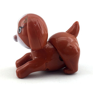 Mainan Anak Klasik Anjing Plastik Kecil yang Berjalan dengan Mekanisme Putar - Product Image 4