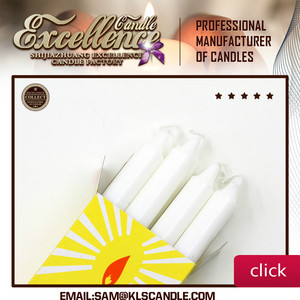 White candle 10inch/velas - Product Image 3
