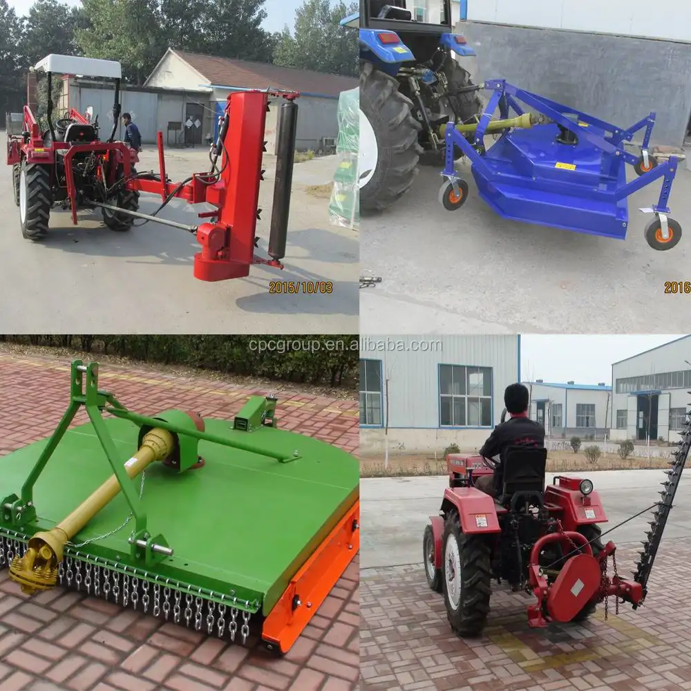 Weifang CP machinery 4WD, dirección hidráulica multiusos, enganche de 3 puntos, 60hp, tractor cortacésped, fabricado en China
