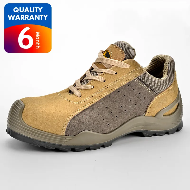 Fornitori all'ingrosso di modo di marca casuale di lavoro mens light weight sport scarpe di sicurezza prezzo