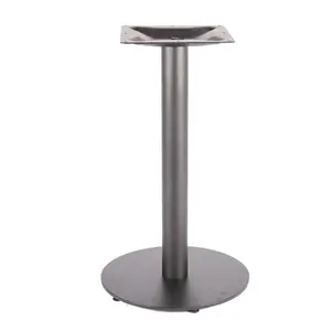 Chuangdi base mesa saarien table base round flat metal leg for marble