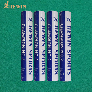 Pluma de bádminton Champion No.2 de alta calidad, para entrenamiento, partidos de <span class=keywords><strong>club</strong></span> y torneos internacionales, con buen vuelo. - Product Image 2