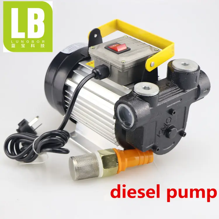 220V Bơm Dầu/AC 110V/12/24V/60L Chuyển Giao Nhiên Liệu Bơm/Máy Bơm Di Động Đơn Vị