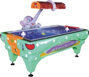 Divertente divertimento al coperto sport a gettoni elefante Air Hockey stella tavolo Arcade macchina da gioco per bambini