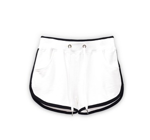Miglior prezzo personalizzato logo bianco bianco semplice palestra pantaloncini donna ragazze pantaloncini - Product Image 6