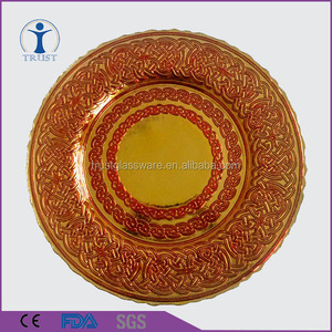 Fabricación A Granel Decorativos <span class=keywords><strong>Restaurante</strong></span> del Hotel de <span class=keywords><strong>La</strong></span> Boda Multicolor <span class=keywords><strong>ronda</strong></span> barato placa de vidrio - Product Image 2