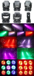 Đầu Chuyển Động Ánh Sáng Pro 10W 4in1 Ma Trận Đầu Chuyển Động Led Mini 3x3 - Product Image 6