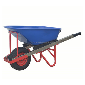 Fabricante al por mayor carretilla de construcción de metal con bandeja Fabricante de bandeja de carretilla de rueda de metal Premium - Product Image 1