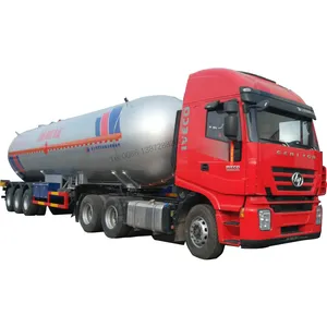 Chengli Venta de fábrica de 3 ejes 56m3 58m3 60m3 tanque de presión propano GLP semi remolque