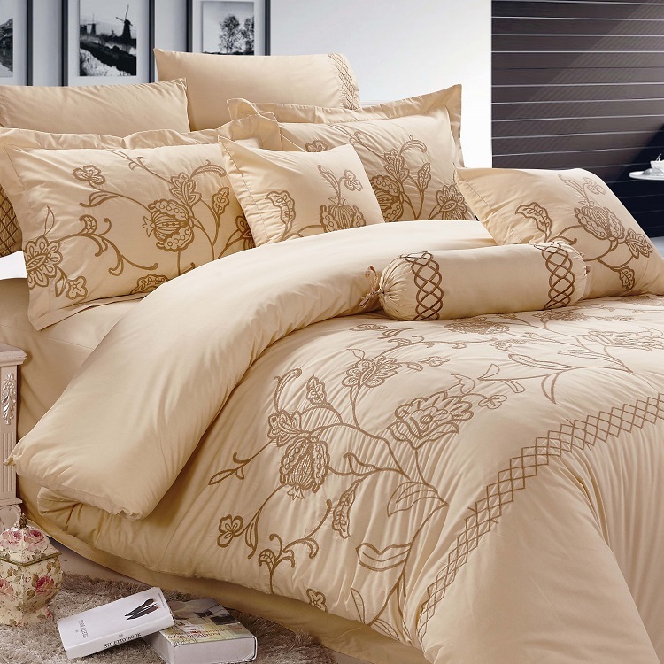 KOSMOS de Dubai de lujo de alta calidad de ropa de cama de microfibra cama edredón conjunto