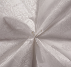 fade color blanco natural 95% edredón de plumas de ganso Grado A seda jacquard cubierta 1000TC colcha reina rey tamaño Europa Ro - Product Image 3
