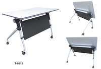 Table pliante rabattable pour étudiants en formation Bureau d'écriture pliable