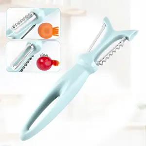 Kitchen Gadget Tools Double Planing Grater Slicer 2 in1 Vegetable Potato Peeler for Home Restaurant Hotel