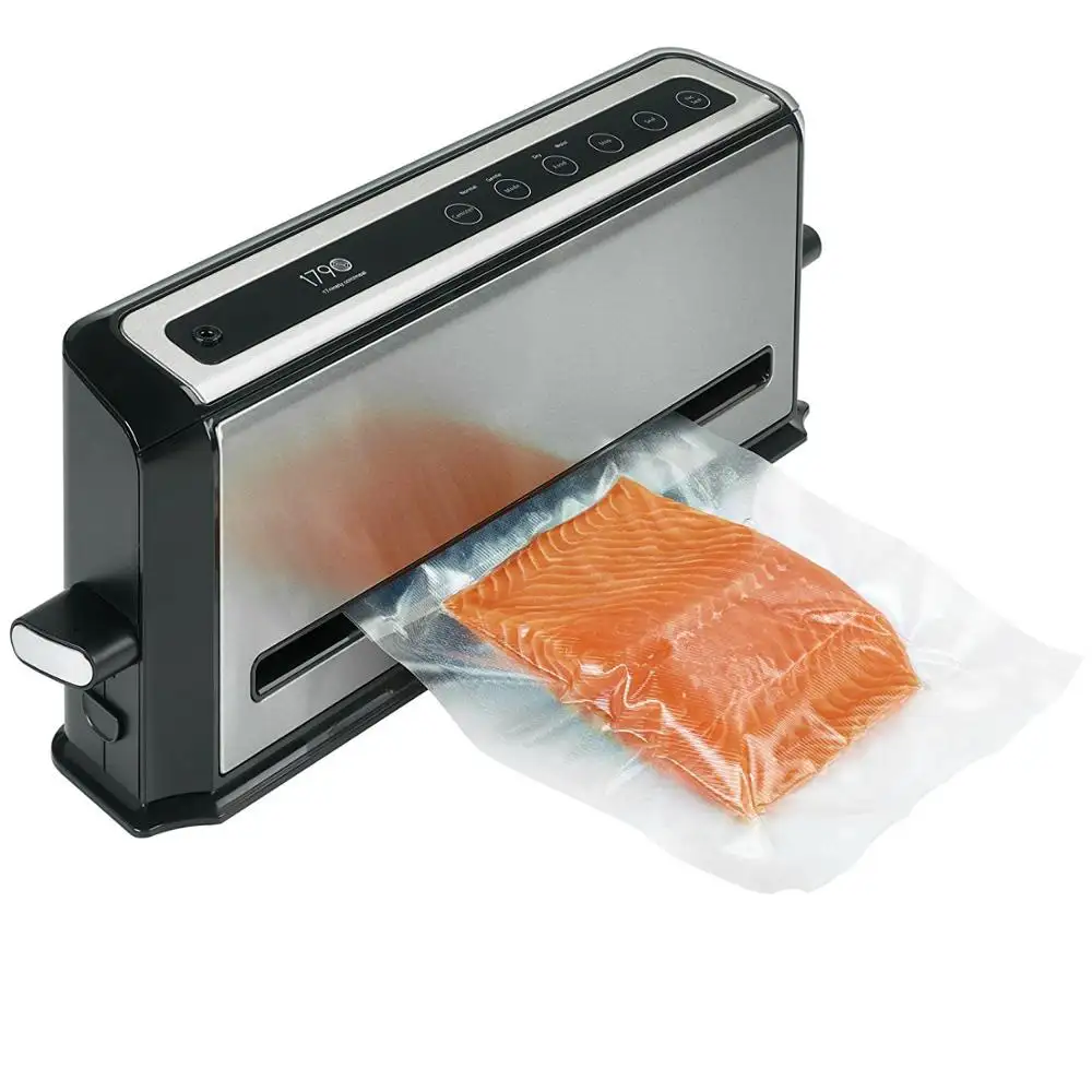 खाद्य ग्रेड गर्मी सील रंग टुकड़े टुकड़े में पारदर्शी वैक्यूम सॉसेज के लिए प्लास्टिक खाद्य पैकिंग बैग