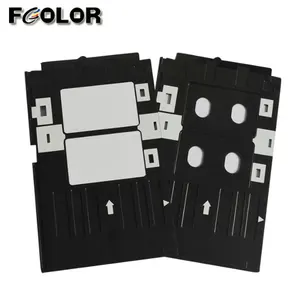 Vassoio per carte in PVC vuoto a getto d'inchiostro in plastica economico di fabbrica FCOLOR per stampante Epson R200 210 220 230