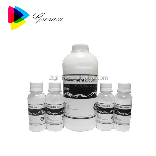 Premium DTG Textile Color Ink Pretreatment Liquid(use for white material)