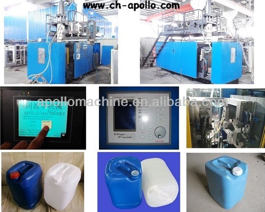 Chinois HDPE extrusion soufflage machine pour 25L plastique des bidons