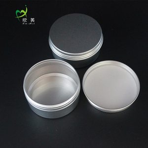 Cosméticos personalizados, bálsamo labial mate poco profundo, sombra de ojos de metal vacío redondo negro, color dorado, envases de lata de aluminio - Product Image 1