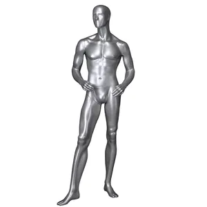 athletic lifelike big size sports mens plastic nude bodybuilder male muscle mannequin