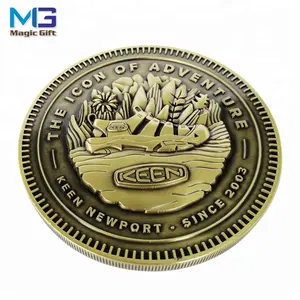 China Factory Made High Quality Souvenir Coin Custom 3d Coins With Antique Brass