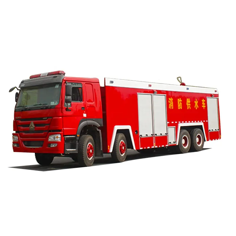2024 Китай XDR 6600 галлонов Howo легкий водяной танкер аварийный пожарный автомобиль