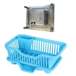 Drainer rack kitchen plate dish drying mould mold HOOLEAMOULD cabinet plastic injection