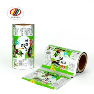 China Direct Selling Manufacturers Pure Aluminum Foil Laminated Plastic Film Food Grade Instant Seaweed Packaging Roll Film