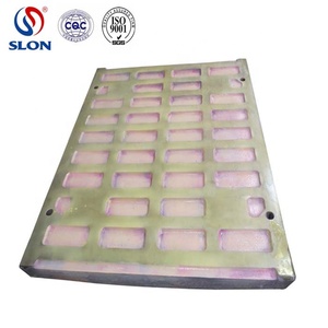 Pièces de rechange pour concasseur à mâchoires Extec C12 Mn18Cr2 Mn13Cr2, plaque de mâchoire oscillante et fixe, revêtement J4260000 J4250000 - Product Image 2