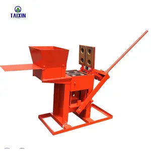 Máquina manual de fabricação de tijolos, imprensa manual QMR2-40
