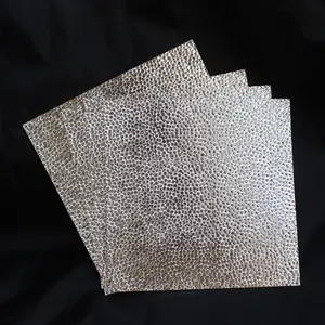 간단한 DIY 초대장과 돋을새김된 본 A4 크기 종이를 위한 익지않는 돋을새김된 자갈 금속 종이