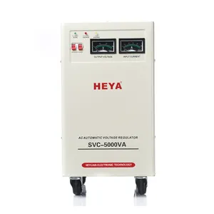 显示输入电流220V稳压器，带风扇垂直手持5KVA 5000W单相伺服电机控制交流