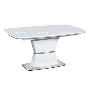 Okayfurniture-juegos de comedor extensibles, mesa de comedor con diseños y sillas - Product Image 3