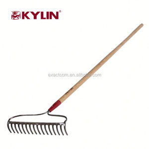 Le Prix concurrentiel Chine Usine Jardin Ferme <span class=keywords><strong>Outil</strong></span> Râteau Métallique Avec Long Manche - Product Image 3
