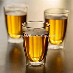 Vente chaude classique sans poignée tasse de café expresso en verre transparent fait à la main - Product Image 6