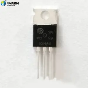 10n80/mosfet transistor/n channel mosfet driver/eletrônico transistor semicondutor mosfet