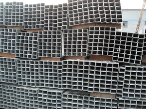 Black painted MSRHS's tubular steel galvanized to send <span class=keywords><strong>the</strong></span> internal structure - Product Image 2