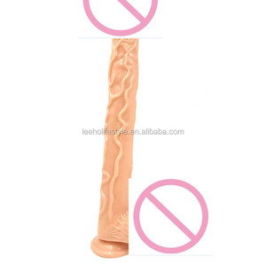 Dildo Realistis Sangat Panjang dan Besar dengan Daya Hisap Fleksibel, Penis Palsu 42cm - Product Image 1