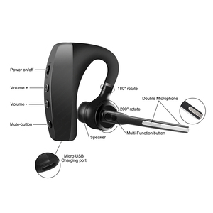AUXBLUE K10C Headphone Bluetooth, Headset Leher Bluetooth Kualitas Terbaik - Product Image 4